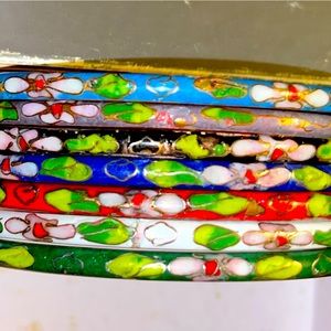 Vintage Asian Bangle Bracelets